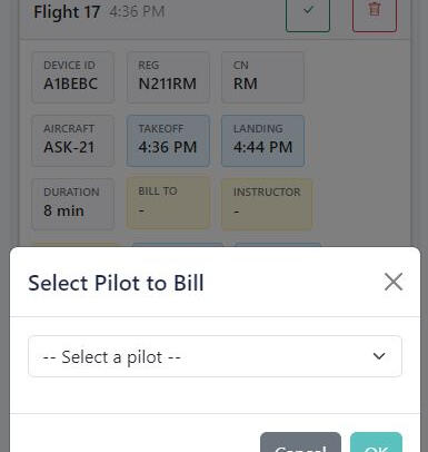 Glider Traffic auto log Glidertraffic auto log